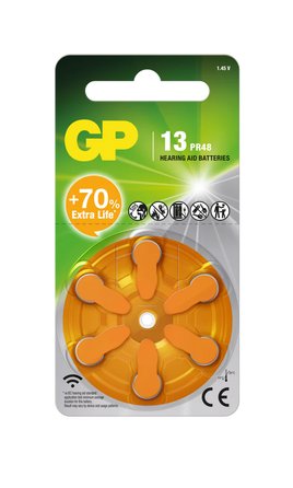 GP 助聽器專用電池 - PR41