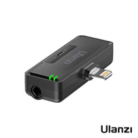 Ulanzi Lightning UW-MIC 20P  一對二 無線麥（iPhone用）- 3078