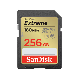 SanDisk Extreme V30 U3 C10 UHS-I SDXC 記憶卡 256GB 180MB/s