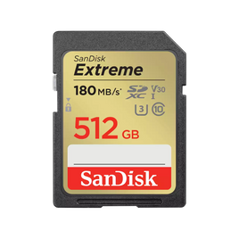 SanDisk Extreme V30 U3 C10 UHS-I SDXC 記憶卡 512GB 180MB/s