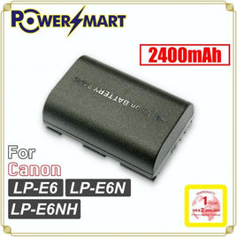 Powersmart  CANON LP-E6+ 代用鋰電池 7.4V / 2400mAh / 17.8Wh
