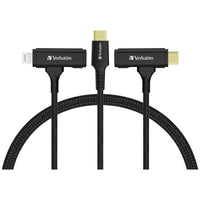 Verbatim USB-C & Lightning 2-in-1 Cable 2合1充電傳輸線 120cm 66974
