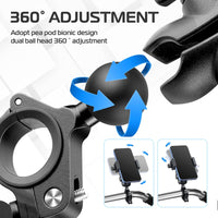 Ulanzi MP-5 Aluminum Bike Motorcycle Handlebar Mount 運動相機 自行車騎行支架