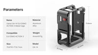 Ulanzi DJI Osmo Action 3 / 4 / 5 Camera Cage 專用金屬兔籠 OA-14