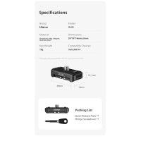 Ulanzi IN-05 Insta360 X4 Quick-Release Plate Metal Adapter Mount 快裝板金屬轉接座 C032