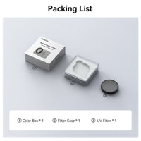 TELESIN S5-FLT-04 Lens Filter UV 濾鏡 For DJI Action 5 Pro / 4 / 3