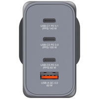 Verbatim 4端口 240W GaN Wall Charger 插牆式充電器 GNC-240U 32211
