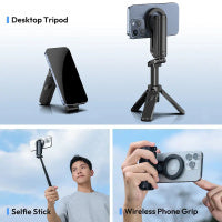 Ulanzi 3 in 1 Magnetic Phone Tripod with Remote Control 磁吸手柄 / 三腳架 / 自拍桿 JJ03