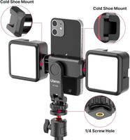 Ulanzi Multi-Function Cold Shoe Phone Holder 可調節雙冷靴熱靴拓展 手機夾 ST-06S 2575