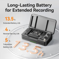Ulanzi A100 Wireless Lavalier Microphone Type-C接口 一對二無線領夾麥克風 A014a