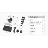 Ulanzi A100 Wireless Lavalier Microphone Type-C接口 一對二無線領夾麥克風 A014a