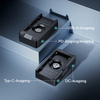 Ulanzi PA03 NP-F Akku-Adapterplatte 電池背板 支援PD雙向快充 P011GBB1