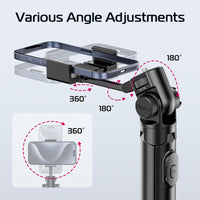 Ulanzi MT-70 Extendable Vlog Tripod 可拆式藍牙遙控 伸縮三腳架自拍桿 T027GBB1