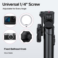 Ulanzi MT-70 Extendable Vlog Tripod 可拆式藍牙遙控 伸縮三腳架自拍桿 T027GBB1