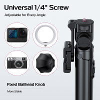 Ulanzi MT-70 Extendable Vlog Tripod 可拆式藍牙遙控 伸縮三腳架自拍桿 T027GBB1