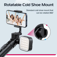 Ulanzi MT-70 Extendable Vlog Tripod 可拆式藍牙遙控 伸縮三腳架自拍桿 T027GBB1