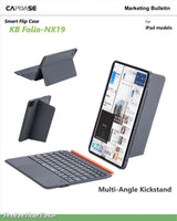 Capdase 智能休眠鍵盤及觸控板保護套組合For iPad 11 (M3 / M2-2025 / 2024)  KB-Folio NX19