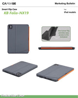 Capdase 智能休眠鍵盤及觸控板保護套組合For iPad 11 (M3 / M2-2025 / 2024)  KB-Folio NX19