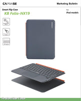 Capdase 智能休眠鍵盤及觸控板保護套組合For iPad 11 (M3 / M2-2025 / 2024)  KB-Folio NX19