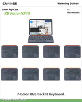 Capdase 智能休眠鍵盤及觸控板保護套組合For iPad 11 (M3 / M2-2025 / 2024)  KB-Folio NX19