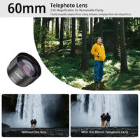 Ulanzi CL-006 Telephoto Phone Lens 手機長焦鏡頭 60mm 三代增倍鏡頭 2.5x F006