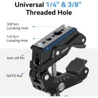 Ulanzi R011a Magic Arm with Crab Clamp 攝影怪手套組 T018