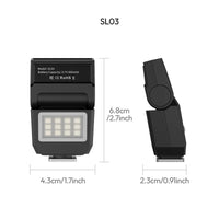 Ulanzi SL03 Spark Lite 螢火蟲相機閃光燈 (自帶LED補光燈）