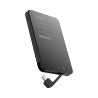 MOMAX 1-Power F.Pass+ 5000mAh 磁力帶線流動電源 IP157D /IP157L (黑色/鈦色) *3C 認證*