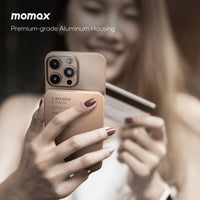 MOMAX 1-Power F.Pass+ 5000mAh 磁力帶線流動電源 IP157D /IP157L (黑色/鈦色) *3C 認證*