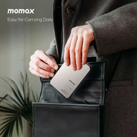 Momax 35W 1-Power F.Pass⁺ 20000mAh 磁吸帶線流動電源 IP159 (黑色/鈦色) CCC *3C認證*