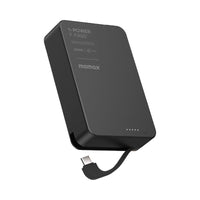 Momax 35W 1-Power F.Pass⁺ 20000mAh 磁吸帶線流動電源 IP159 (黑色/鈦色) CCC *3C認證*
