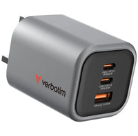 Verbatim 65W GaN 折疊式充電器 (英規插頭) 32351