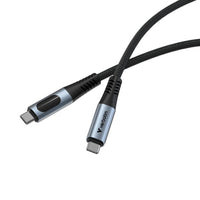 Verbatim 同步充電線 240W USB-C 轉 USB-C 附 LED 顯示器 (SCC4-CCD240) 31849