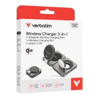 Verbatim 3合1 Qi2 折疊 Magsafe 磁吸無線充電器 (WCDQi201) 67033