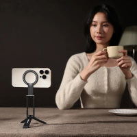 Ulanzi Foldable Magnetic Phone Tripod 磁吸手機支架 MA60 紫色/黑色