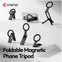 Ulanzi Foldable Magnetic Phone Tripod 磁吸手機支架 MA60 紫色/黑色