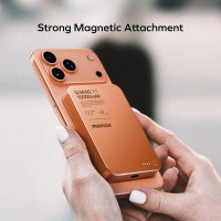Momax Q.Mag X1 10000mAh 超薄磁吸流動電源 - 第二代 IP117A 橙色/黑色/鈦色 CCC *3C認證*