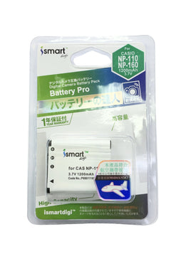ismartdigi Casio NP-110/NP-160 代用相機電池