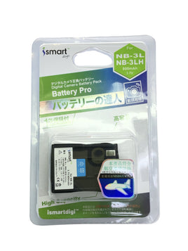 ismartdigi Canon NB-3L/NB-3LH 代用相機電池