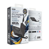 牛魔王 Maxpower  SF910+ 10,000mAh 磁力無線外置充電器 (粉紅色/黑色) * 3C/QR Code 認證*