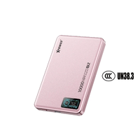 XPower MagDigita² 第2代鋁合金彩屏顯示 10000mAh PD3.0+QI2 磁吸移動電源 (紫色/粉色) XP-MDT-PP/XP-MDT-PK *3C認證*
