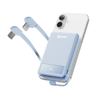 XPower MagThin 10 MT10 數顯 10000mAh 內置雙線 PD3.0 移動電源 (粉色/紫色/藍色/黑色) P5 *3C認證二維碼*