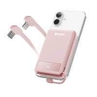XPower MagThin 10 MT10 數顯 10000mAh 內置雙線 PD3.0 移動電源 (粉色/紫色/藍色/黑色) P5 *3C認證二維碼*