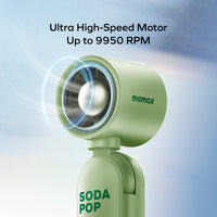 Momax 1° Go Clamp 輕巧摺疊式傘夾迷你風扇 (綠色/白色) IF22W/IF22G