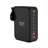 XPower PA240 200W 8輸出 200W PD3.0 GaN 充電器 XP-PA240-BK
