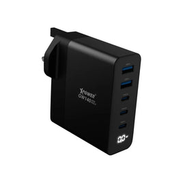 XPower GW140 140W PD Gan 5輸出 智能充電器 GaN-016-BK