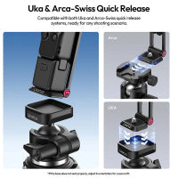 Ulanzi MA66 DJI Pocket 3/4 磁吸快拆支架三腳架 C110