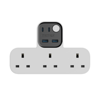 Momax 1-Charge Work Flow USB + 3口T型插座 US19UKW