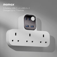 Momax 1-Charge Work Flow USB + 3口T型插座 US19UKW