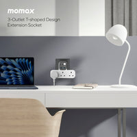 Momax 1-Charge Work Flow USB + 3口T型插座 US19UKW